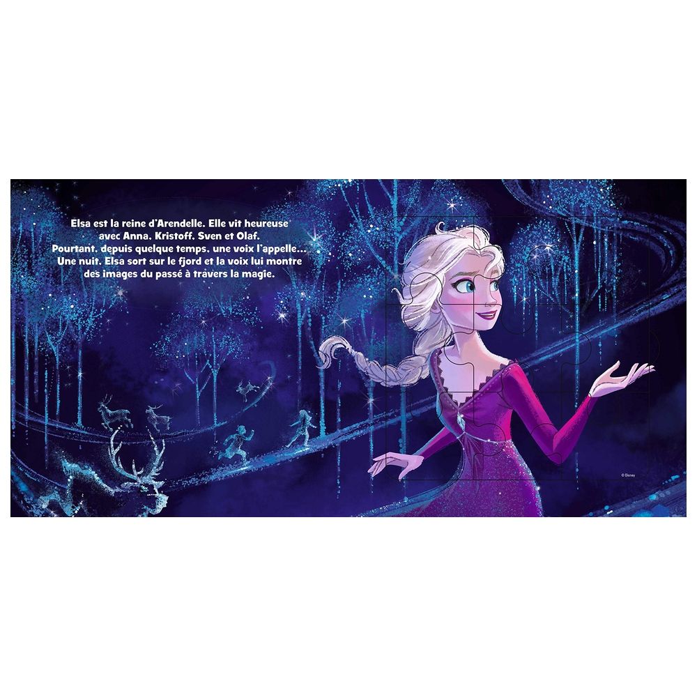 La Reine Des Neiges 2 - Mon Petit Livre Puzzle - 5 Puzzles 9 Pieces - Disney