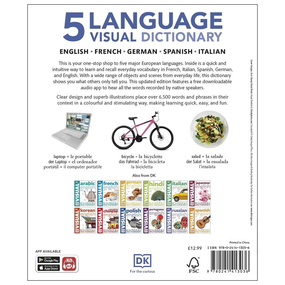  كتاب 5 language visual dictionary