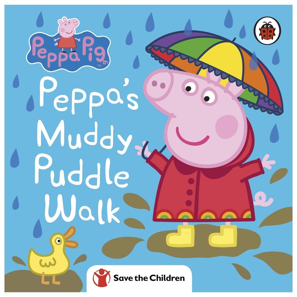  كتاب peppa pig: peppa's muddy puddle walk (save the children)