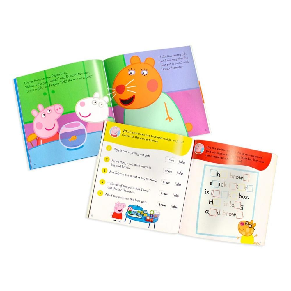  كتاب first words with peppa level 2: box set of 8 books