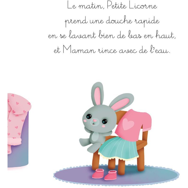 Petite Licorne Va Se Laver