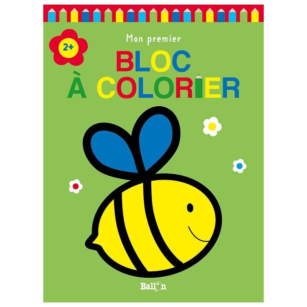  كتاب mon premier bloc a colorier 2+ (abeille)