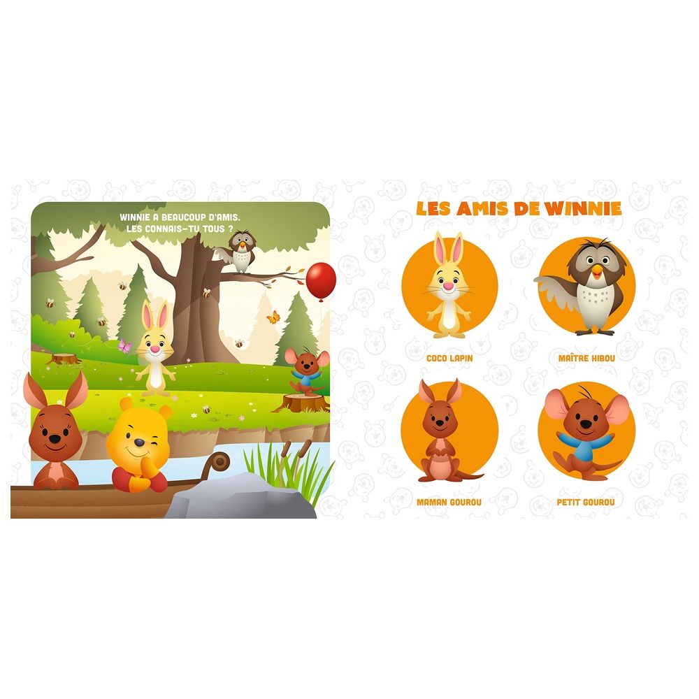 Disney Baby - Mes Premiers Puzzles - Mon Imagier Puzzle Winnie Et Ses Amis