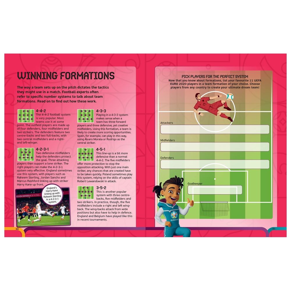  كتاب uefa euro 2020 kids' handbook