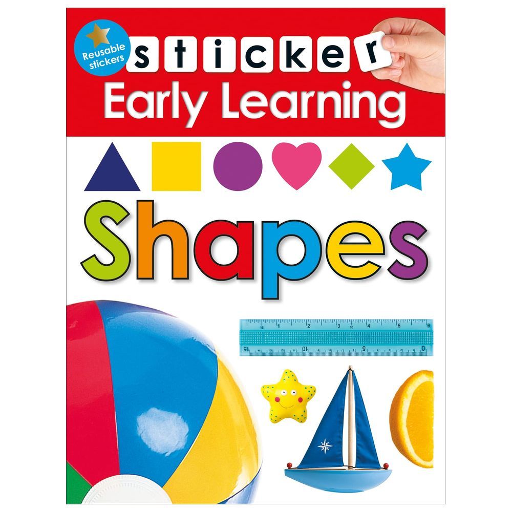 كتاب الملصقات Sticker Early Learning: Shapes