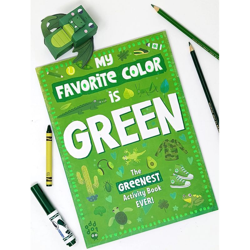 My Favorite Color Activity Book: Green