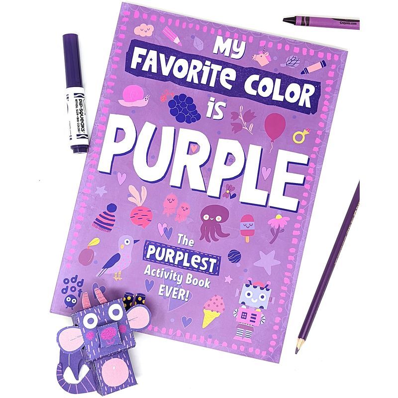 My Favorite Color Activity Book: Purple