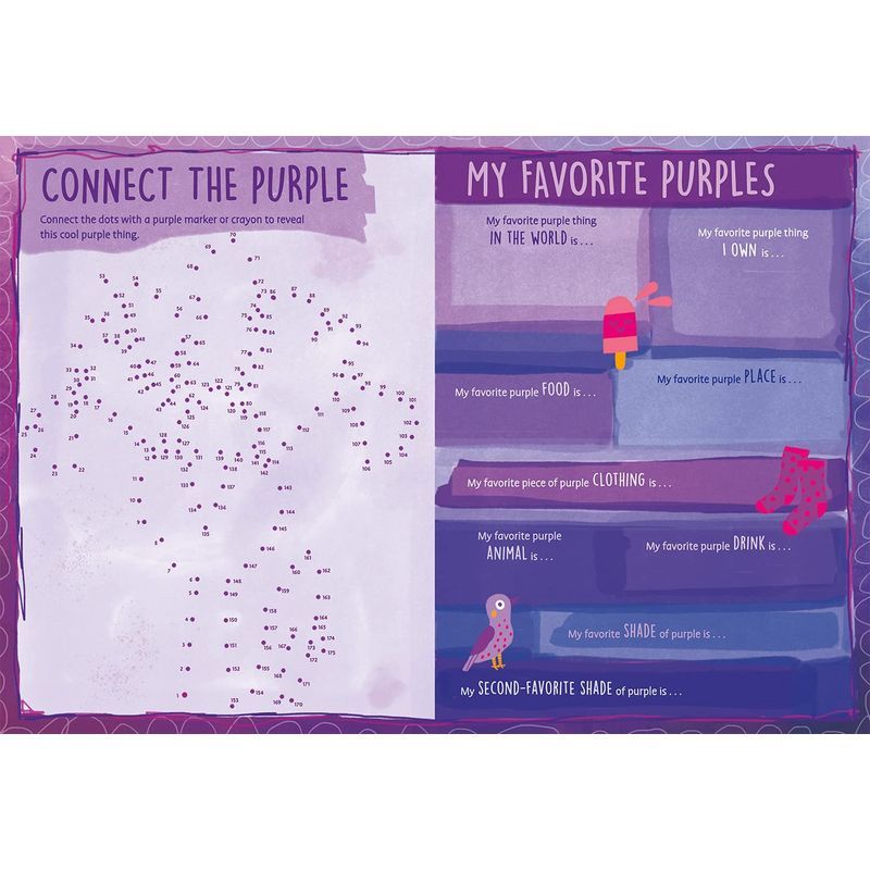 My Favorite Color Activity Book: Purple