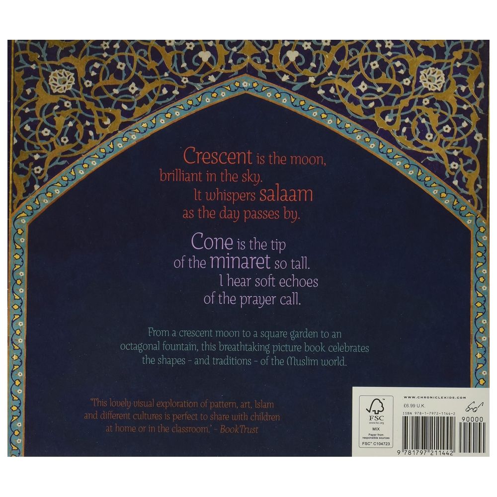  كتاب crescent moons and pointed minarets: a muslim book of shapes