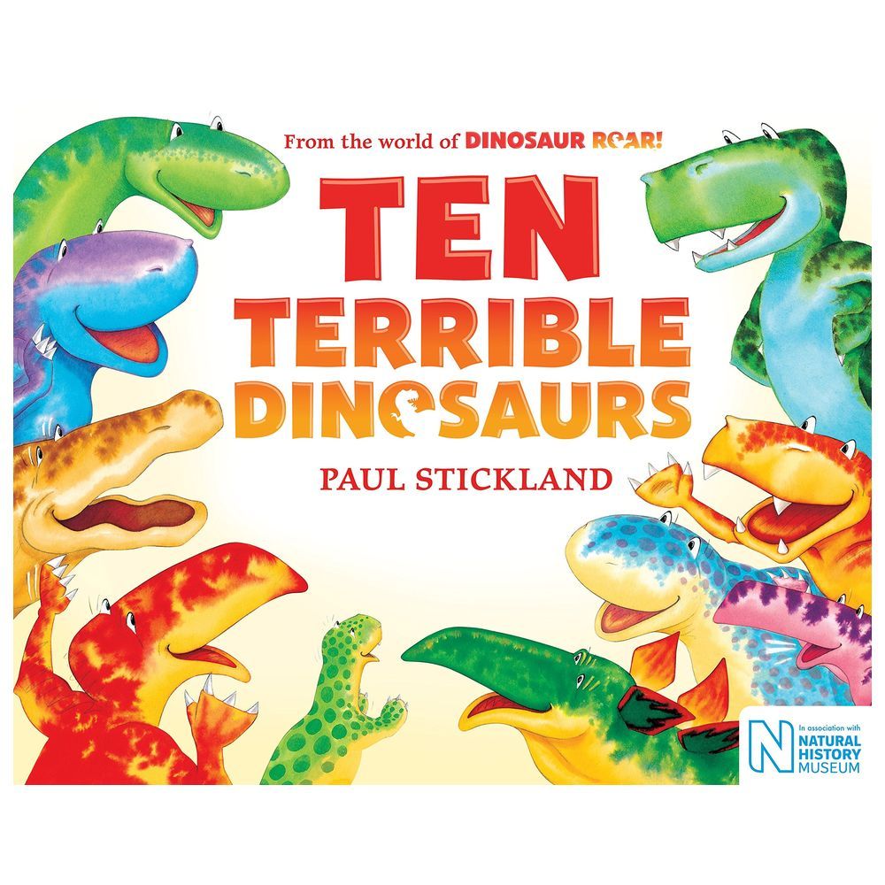  كتاب ten terrible dinosaurs