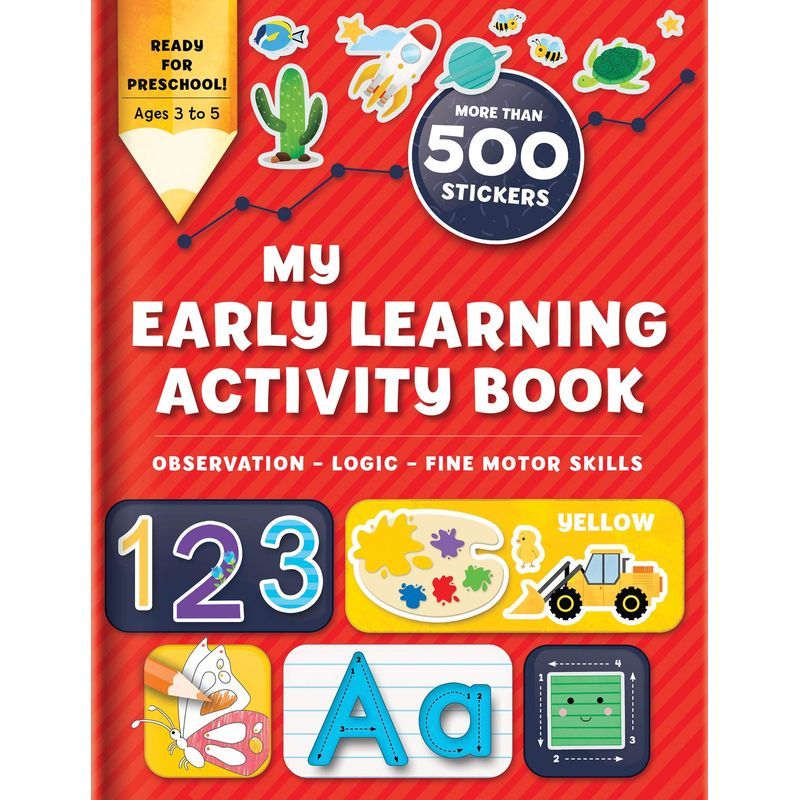 My Preschool Sticker And Activity Book: More Than 300 Stickers