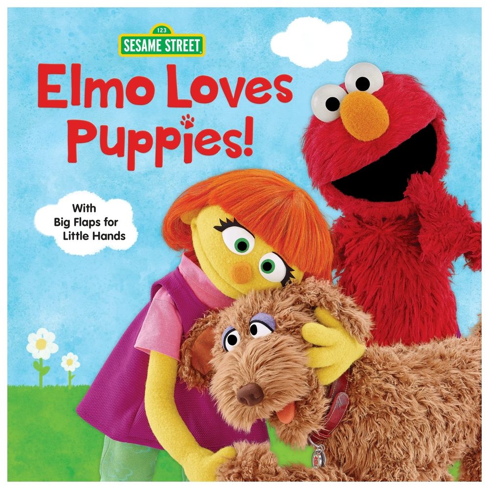  كتاب elmo loves puppies! (sesame street)