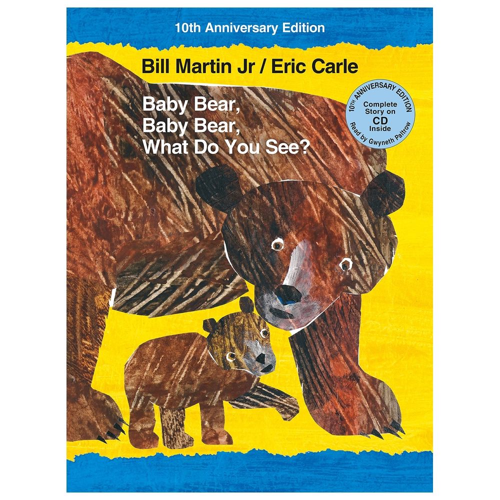  كتاب baby bear, baby bear, what do you see? 10th anniversary edition with audio cd