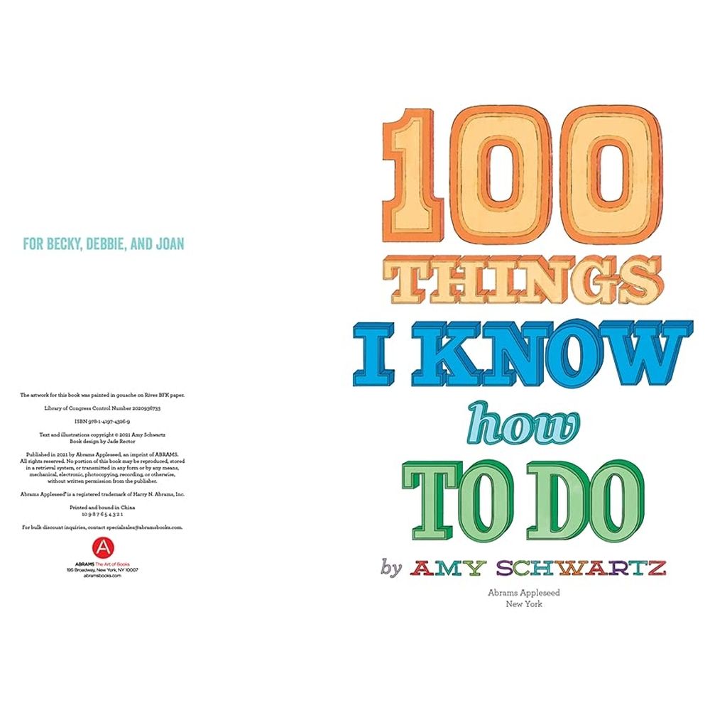 كتاب 100 Things I Know How To Do