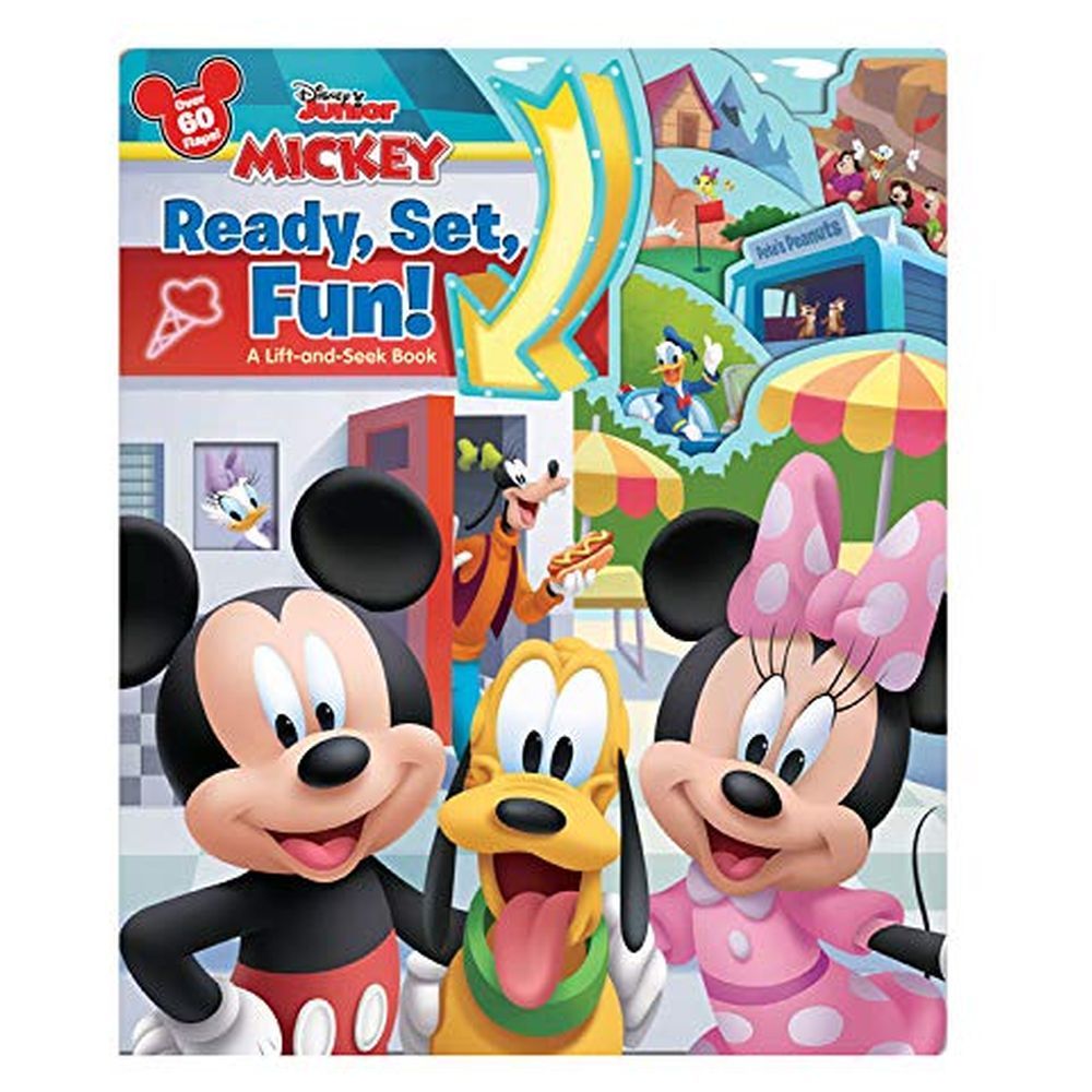  كتاب mickey ready, set, fun!: a lift-and-seek book