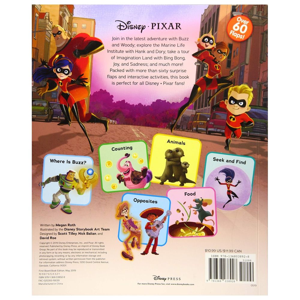  كتاب disney pixar tales of teamwork: a lift-and-seek book