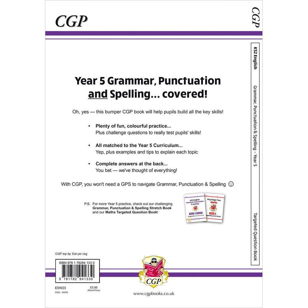  كتاب ks2 english grammar, punctuation & spelling: year 5