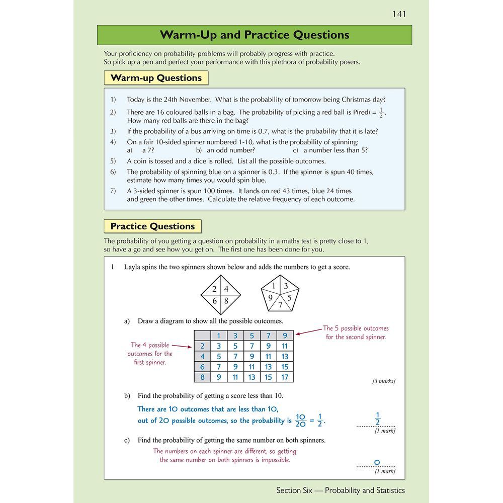  كتاب key stage 3 maths complete revision & practice - higher