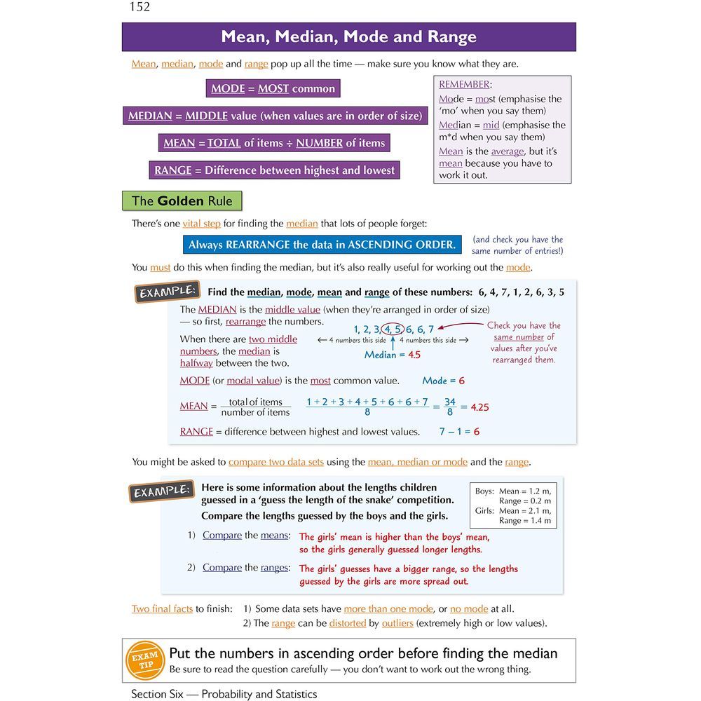 Key Stage 3 Maths Complete Revision & Practice - Higher