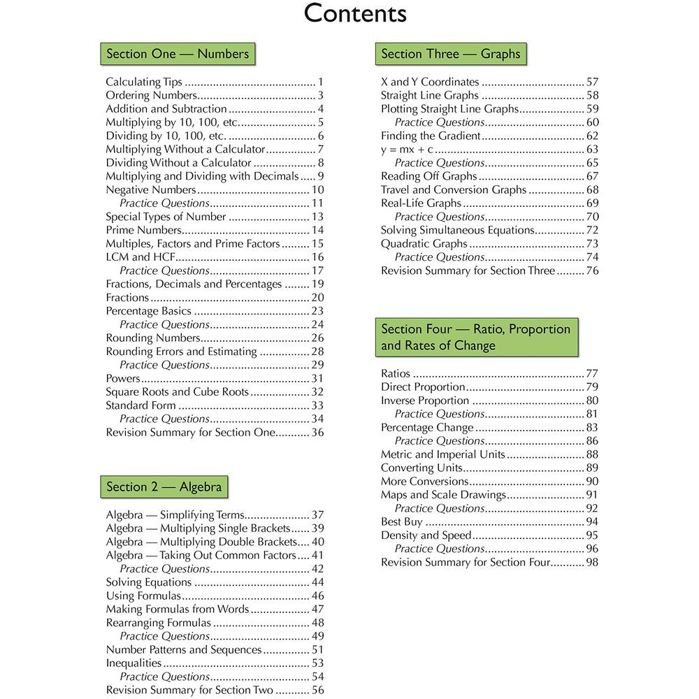 Key Stage 3 Maths Complete Revision & Practice - Higher