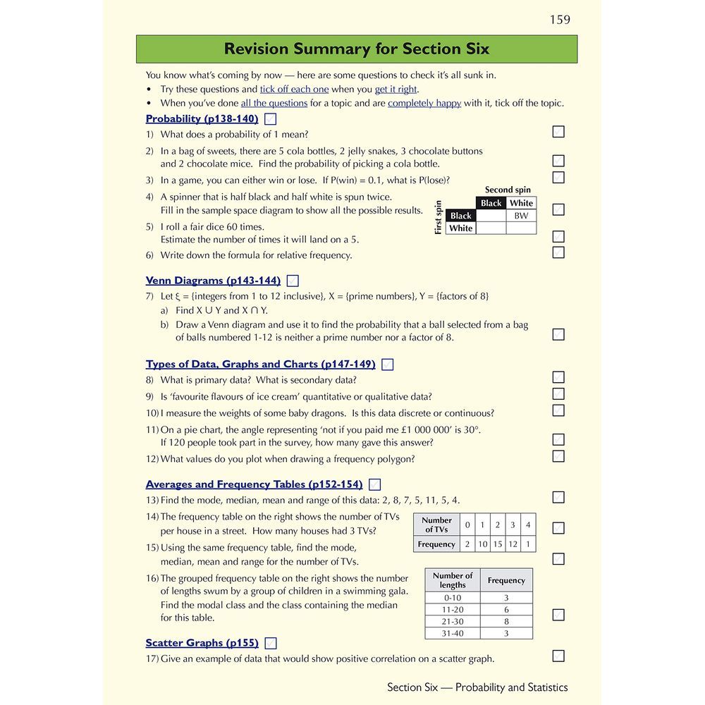 Key Stage 3 Maths Complete Revision & Practice - Higher