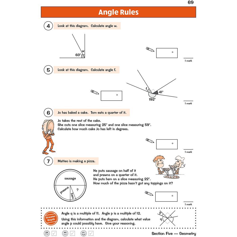  كتاب key stage 2 maths targeted question book - year 5