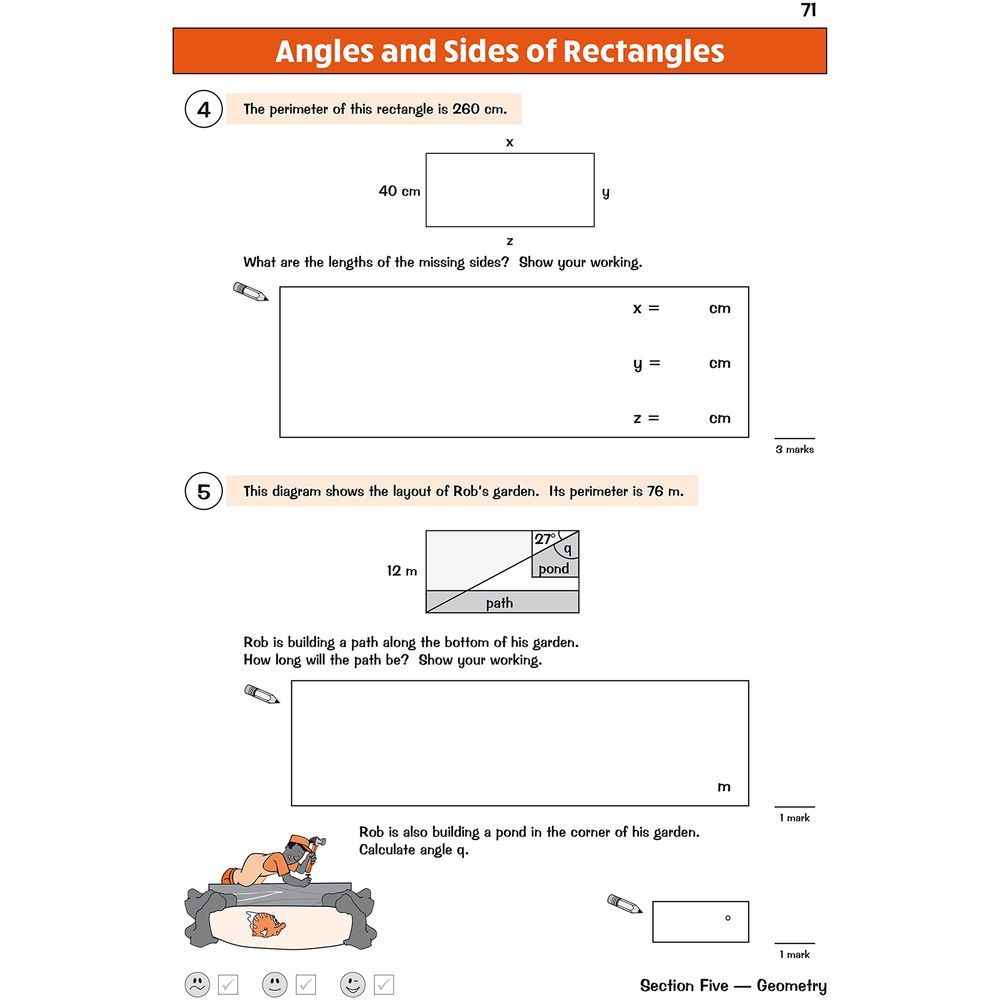  كتاب key stage 2 maths targeted question book - year 5