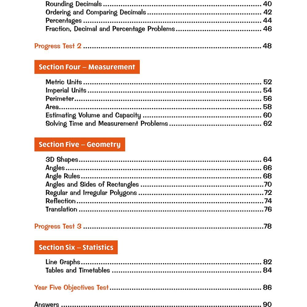 Key stage 2 Maths Targeted Question Book - Year 5