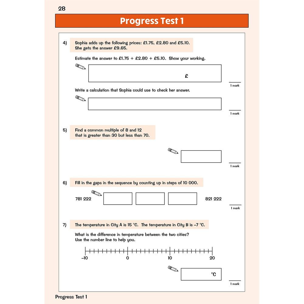  كتاب key stage 2 maths targeted question book - year 5