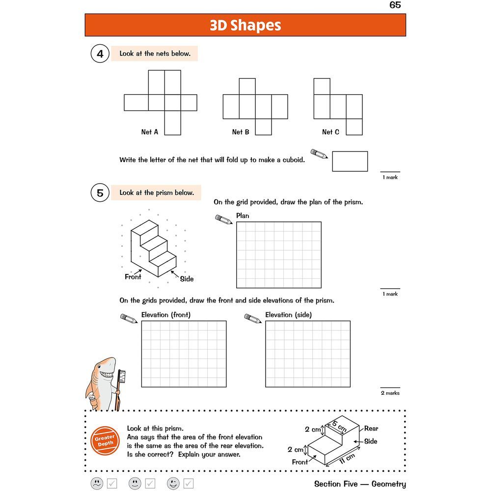  كتاب key stage 2 maths targeted question book - year 5