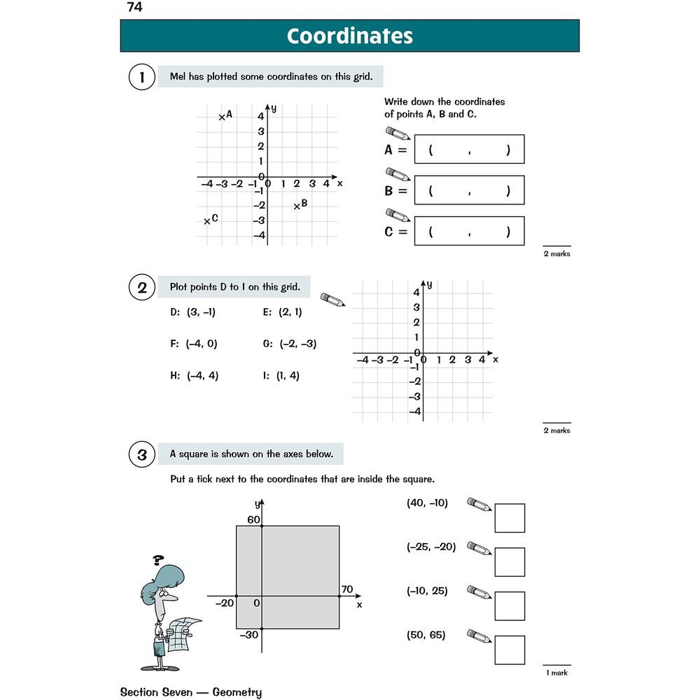  كتاب key stage 2 maths targeted question book - year 6