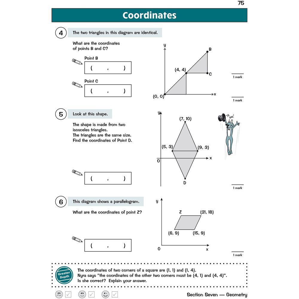  كتاب key stage 2 maths targeted question book - year 6