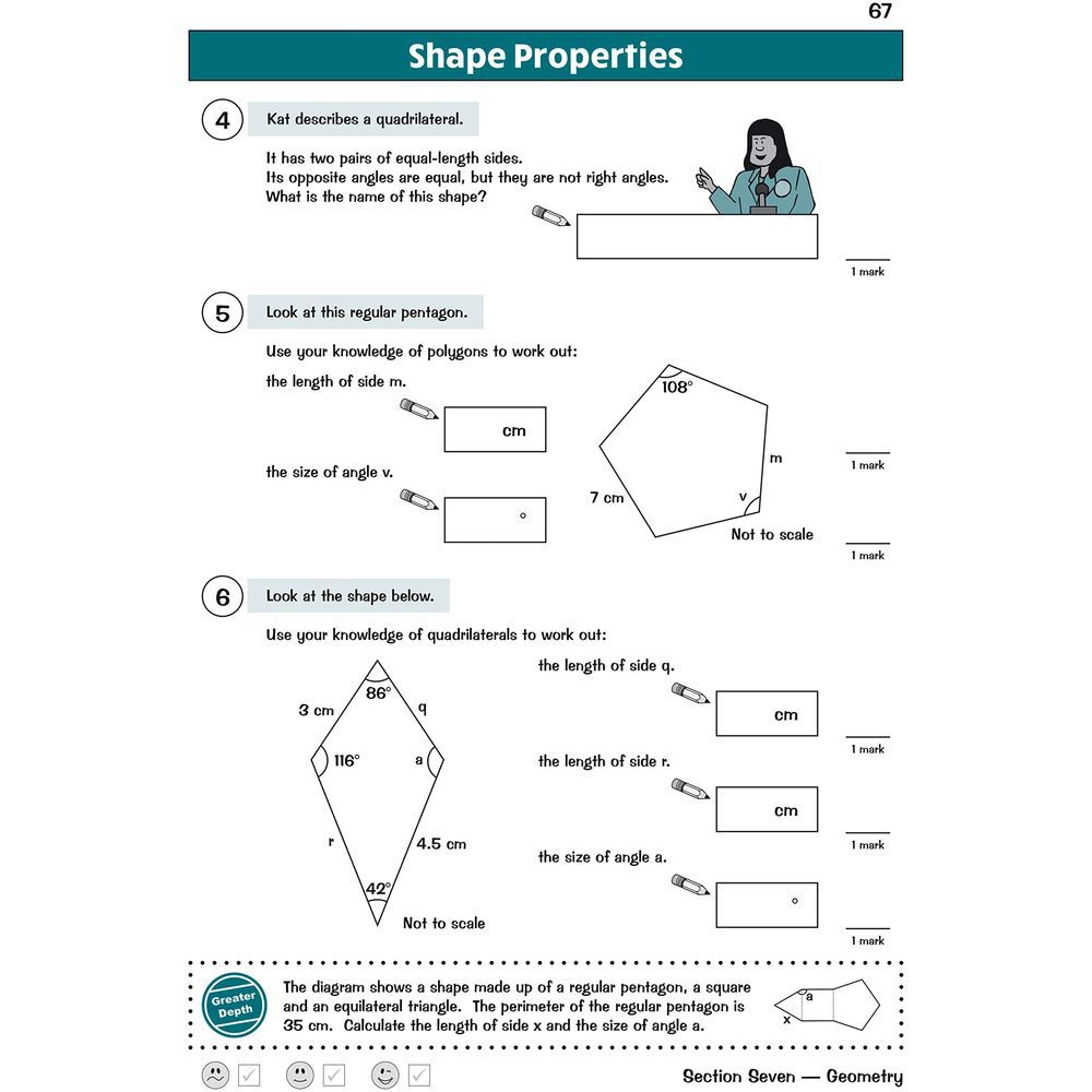  كتاب key stage 2 maths targeted question book - year 6