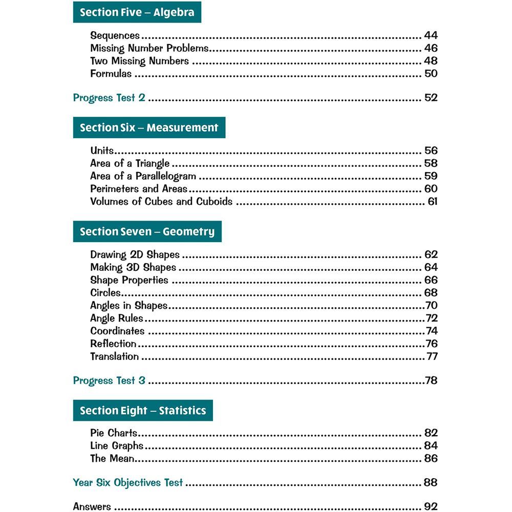  كتاب key stage 2 maths targeted question book - year 6