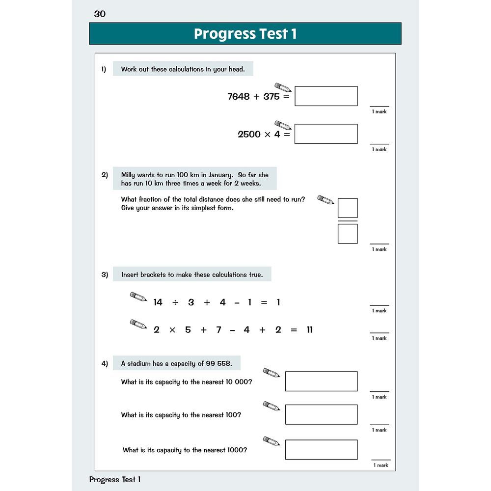  كتاب key stage 2 maths targeted question book - year 6