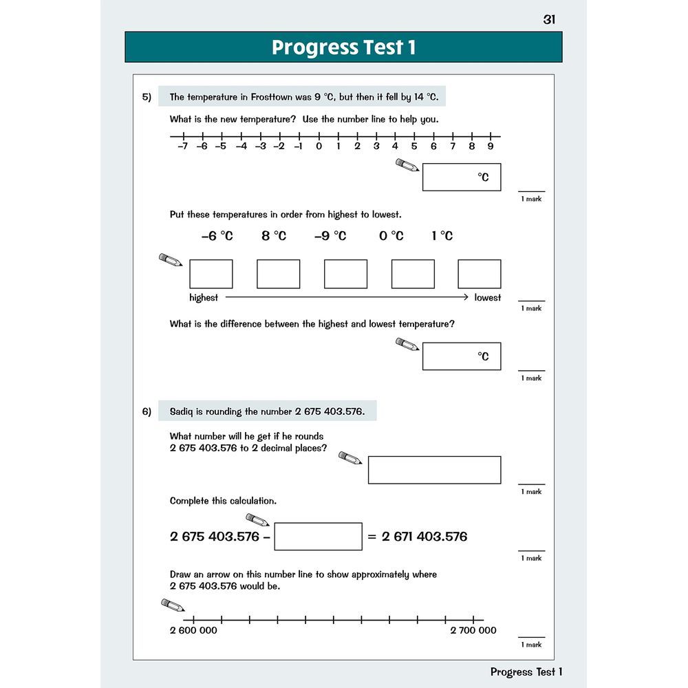  كتاب key stage 2 maths targeted question book - year 6