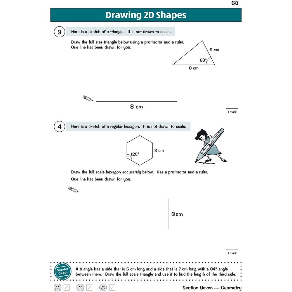  كتاب key stage 2 maths targeted question book - year 6