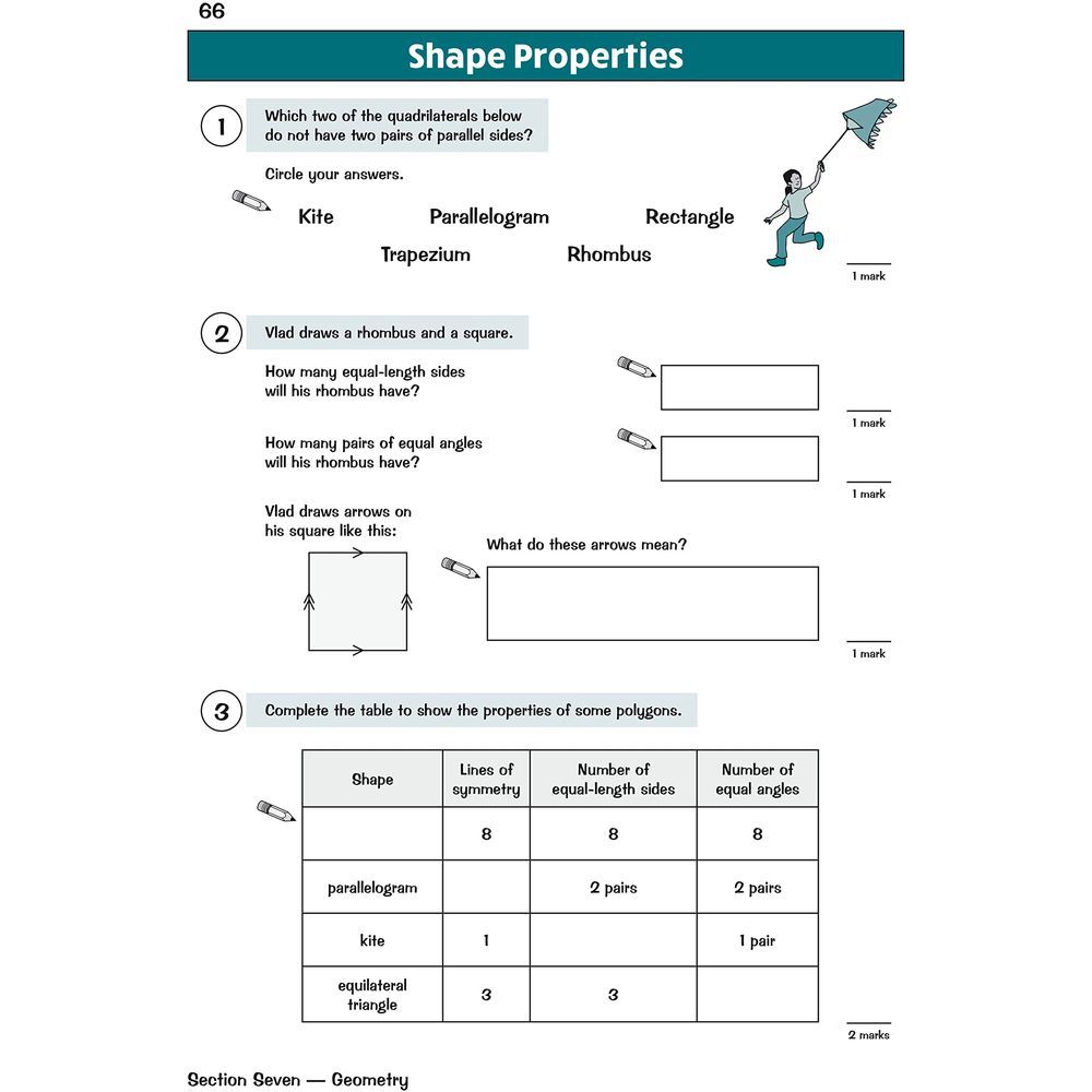  كتاب key stage 2 maths targeted question book - year 6