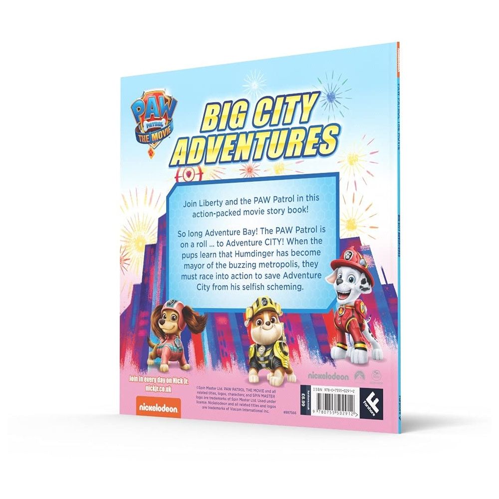 كتاب Paw Patrol The Movie: Big City Adventures