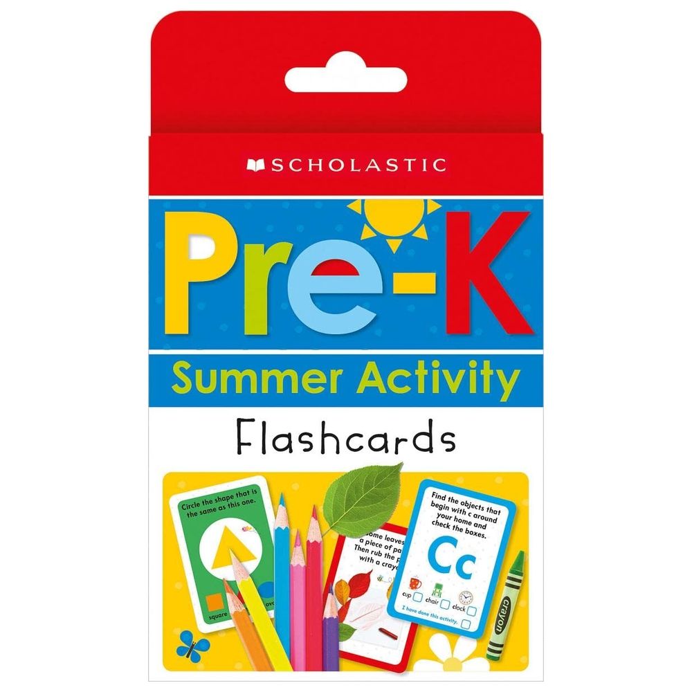 Pre-K Summer Activity Flashcards: Scholastic Early Learners (Flashcards)