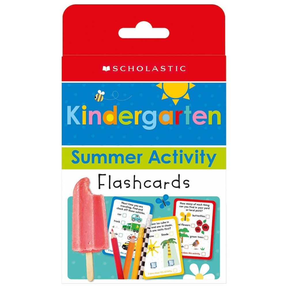  كتاب kindergarten summer activity flashcards: scholastic early learners (flashcards)