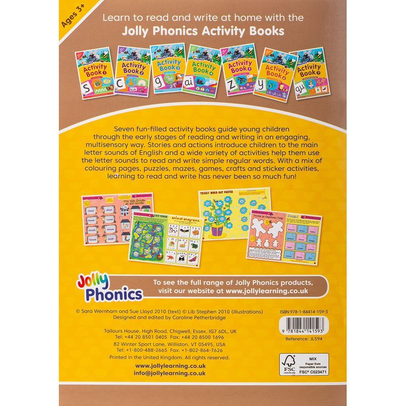 Jolly Phonics Activity Book 7: British English Edition