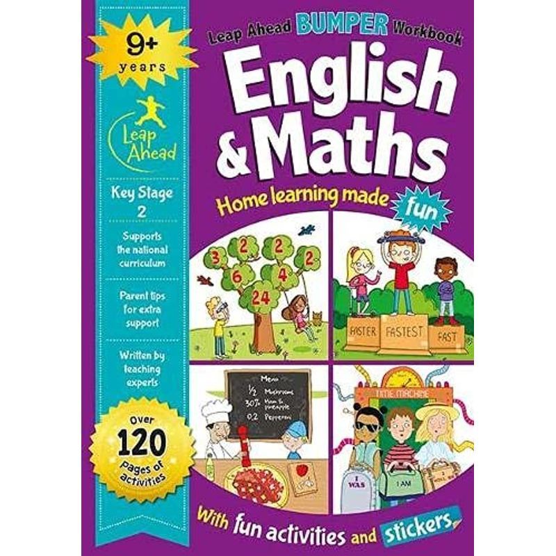 Leap Ahead Bumper Workbook: 9+ Years English & Maths