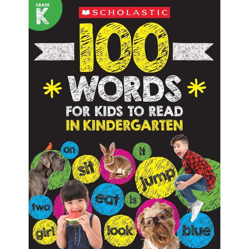 100 Words For Kids To Read In Kindergarten Workbook