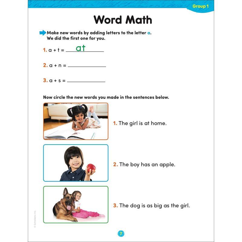 100 Words For Kids To Read In Kindergarten Workbook