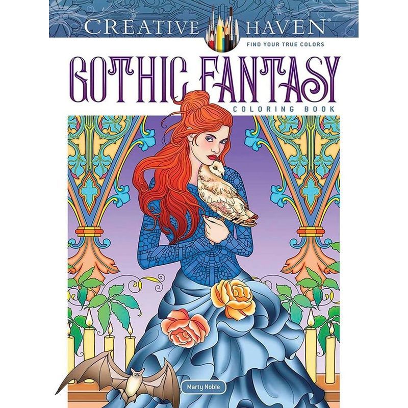 Creative Haven Gothic Fantasy Coloring Book