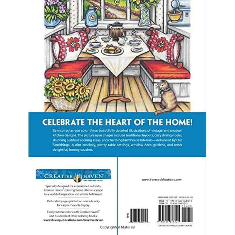 Creative Haven Country Kitchen Charm Coloring Book