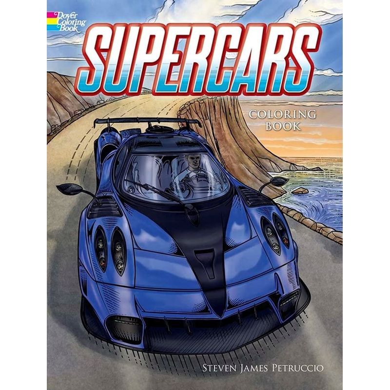 Supercars Coloring Book