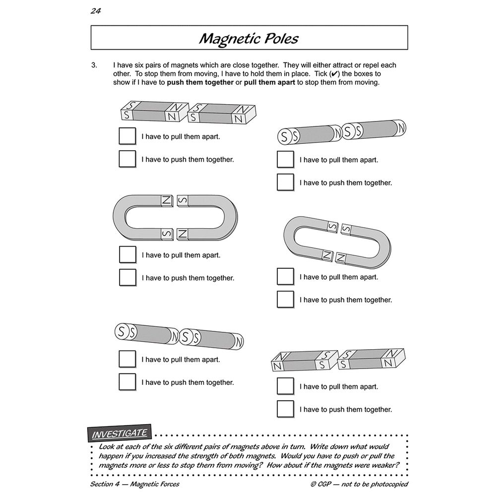  كتاب ks2 science year three workout: light & forces