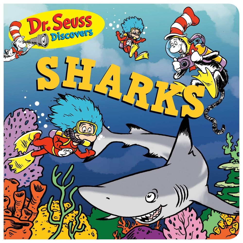  كتاب dr. seuss discovers: sharks